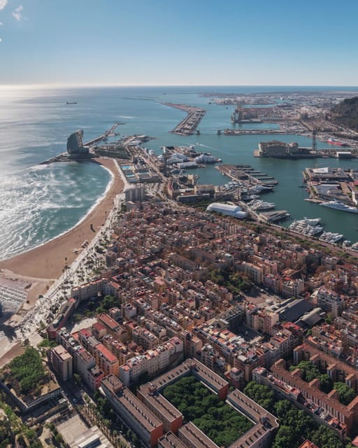 Private Barcelona & Montserrat Helicopter Tour - Seven minutes along the Costa route