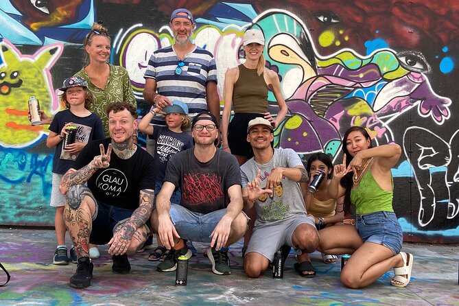 Private Barcelona Street Art Workshop with a Street Artist - From Avinguda del Paral·lel to the art park