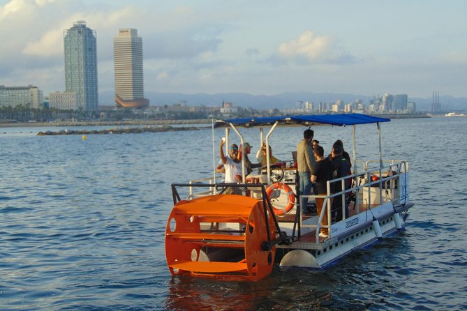 Private Boat rental - Pedal Cruises Barcelona - Cycle Boat - Drinks, Music, and the Party Atmosphere