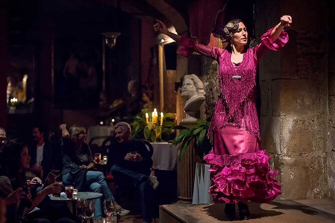 Private Tour: Tapas, Wine & Flamenco Show in Barcelona’s Old Town - Flamenco inside a medieval palace