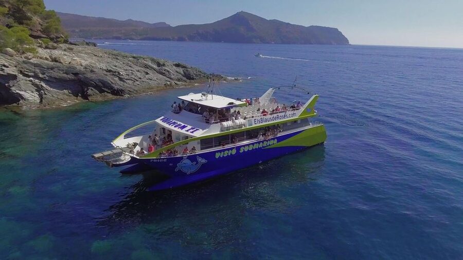 Roses: Cruise to Cala Murtra with Underwater Views - The coastal route between Roses and Cadaqués