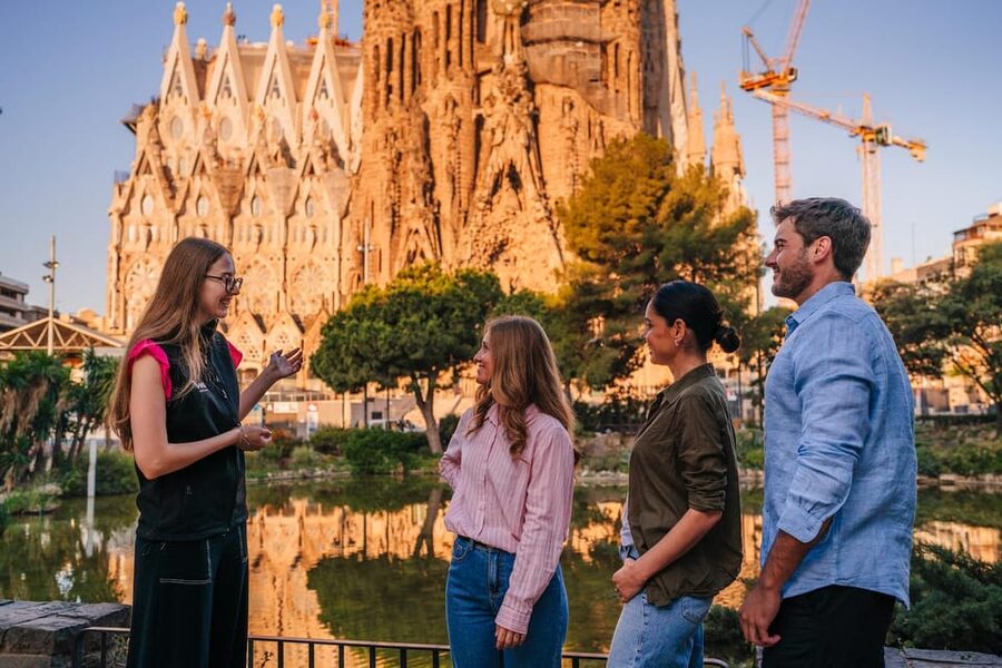 Sagrada Familia with Official Guide & Fast-Track Entry - The Nativity and Passion façades explained outside