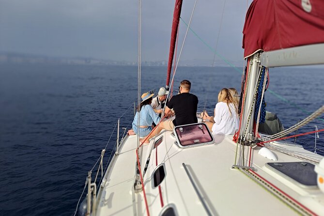 Sailing Experience in Barcelona with local captain - The offshore swim stop