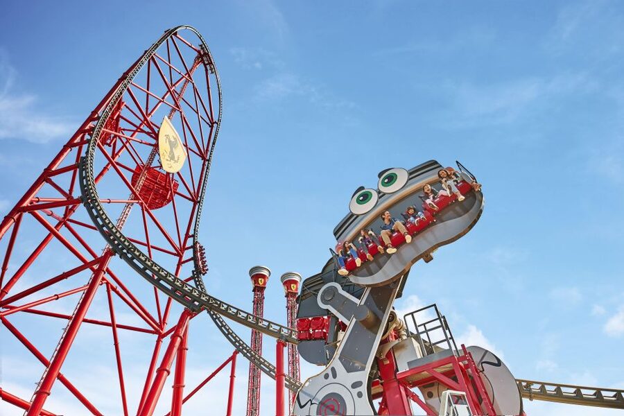 Salou: PortAventura, Caribe Aquatic & Ferrari Land Passes - Ferrari Land and the pull of Red Force