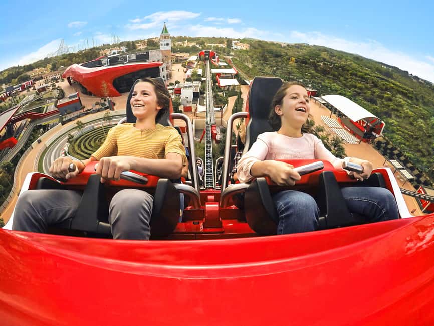 Salou: PortAventura Ferrari Land Admission Ticket - Red Force, Ferrari Land’s great test of nerve