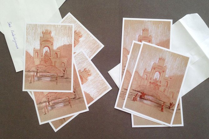 Sketching workshops in Barcelona for everyone - Casa de les Punxes and the pleasure of clear shapes
