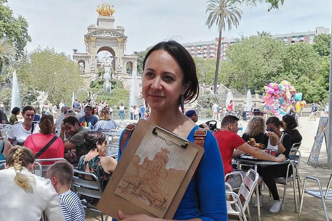 Sketching workshops in Barcelona for everyone - Parc de la Ciutadella and a softer city view