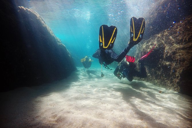 Small Group Diving Baptism in Tossa de Mar - Moving from the center to Mar Menuda beach