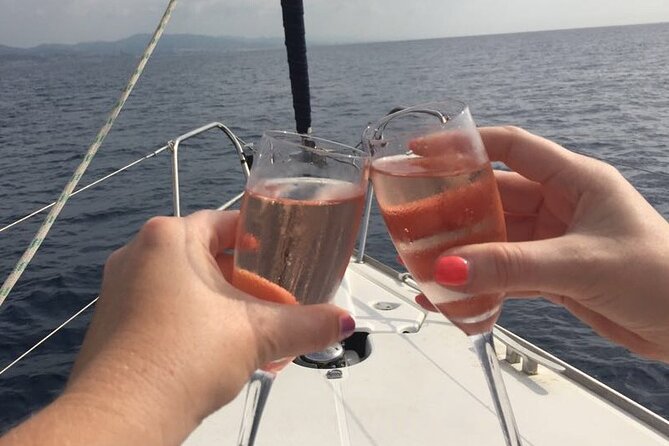 Sunset Sailboat Tour along the Coast with Open Bar - Montjuïc from the Mediterranean