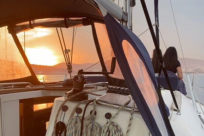 Sunset Sailboat Tour along the Coast with Open Bar - The Sagrada Família seen from the water