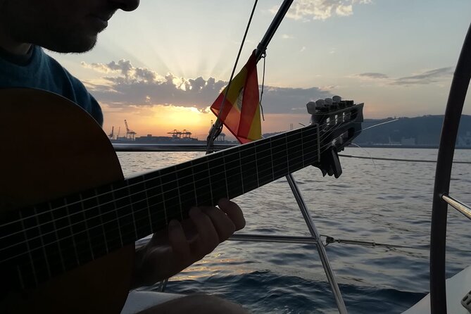 Sunset Sailing Experience w/ Live Spanish Guitar & Spanish Tapas - Sunset views, clouds, and changing weather