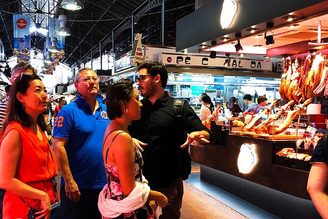 Tasty Barcelona Street Food Tour With Local Market Visit - Roman columns and Catalan cheesecake