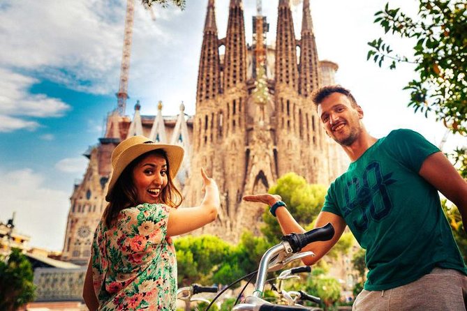 The Beauty of Barcelona by Bike: Private Tour - Riding toward the Sagrada Família