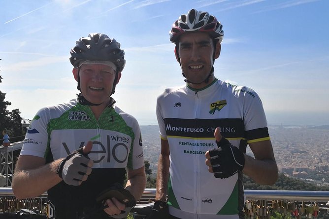 The hills around Barcelona by roadbike, private tour. Pick up/drop off included. - Reaching Parc d’Atraccions Tibidabo
