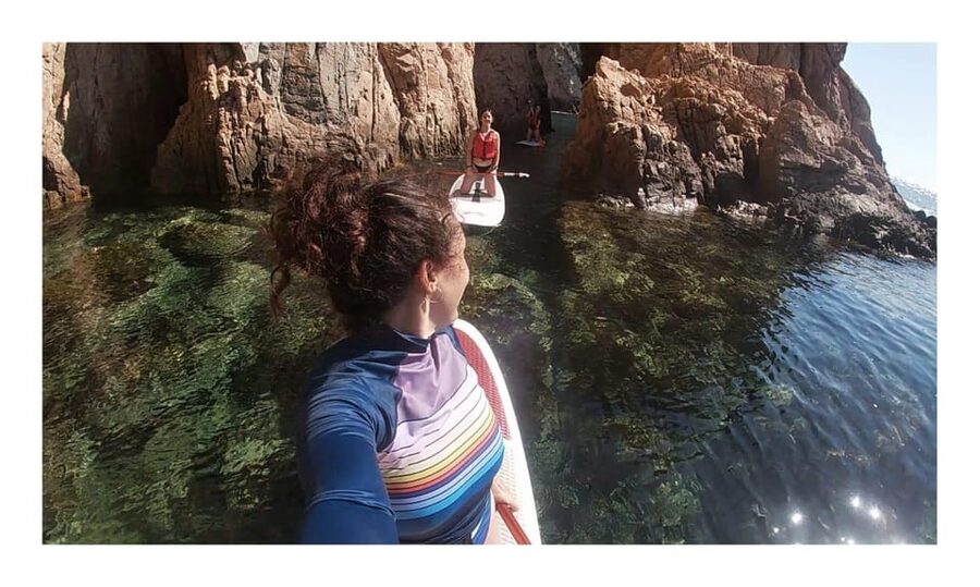 Tossa de Mar: Guided Route in Paddle Surfing&Coves and Caves - Photos, belongings, and the easy parts of the morning