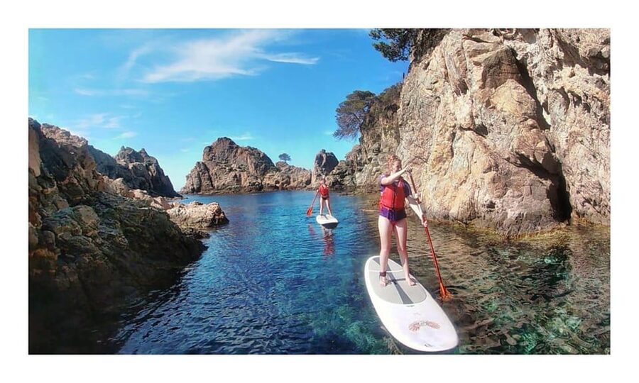 Tossa de Mar: Guided Route in Paddle Surfing&Coves and Caves - The price and what you receive for $46