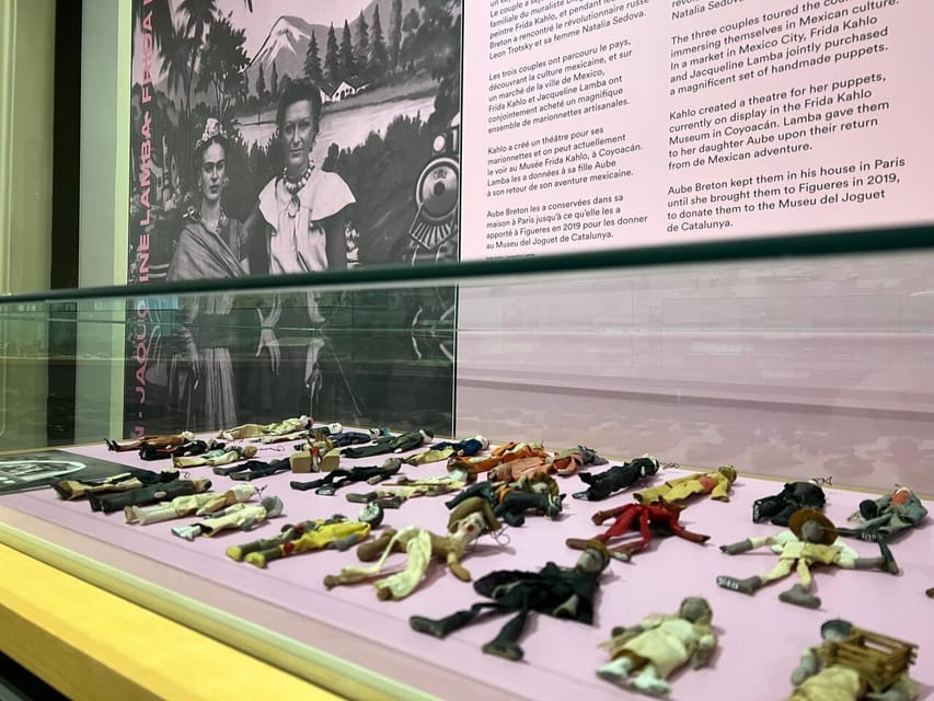 Toy Museum: Anna Maria and Salvador Dalí and García Lorca's toys. - Mexican puppets tied to Frida Kahlo and the surrealists