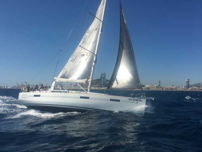 Two Hour Luxury Sailing Experience with Open Bar - Learning to sail on a 37-foot yacht