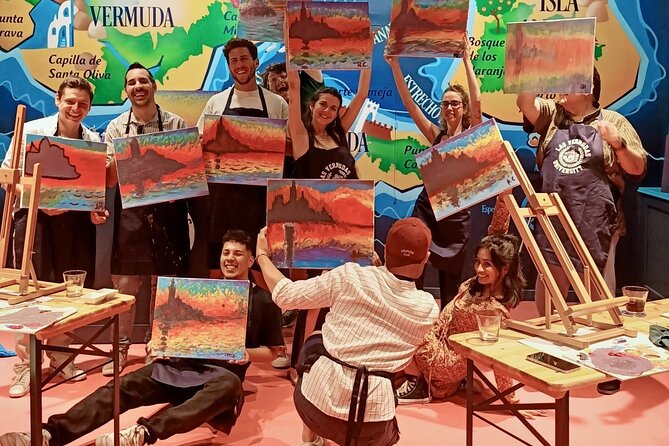 Vermouth-Art, paint and sip and Spanish Vermouth - Who will enjoy this Barcelona activity most
